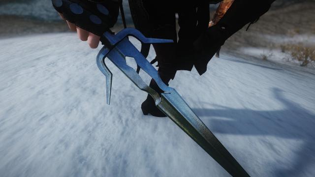 Зіраель / Zireael. Ciri's High Quality Sword. для Skyrim SE-AE