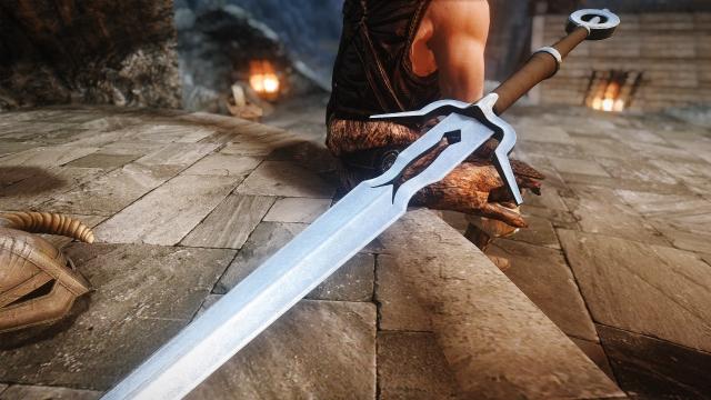 Зіраель / Zireael. Ciri's High Quality Sword. для Skyrim SE-AE