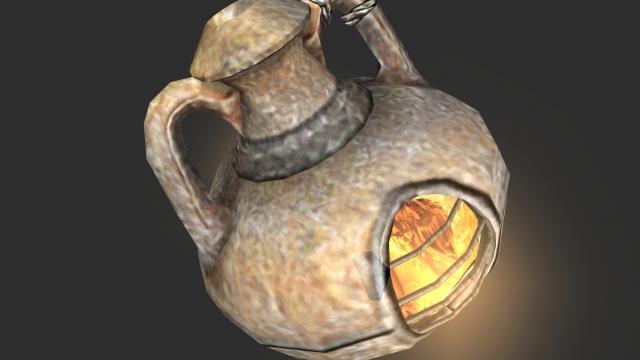 Ретекстур масляних ламп / Oil Lamp Trap Retexture для Skyrim SE-AE