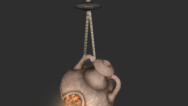 Ретекстур масляних ламп / Oil Lamp Trap Retexture для Skyrim SE-AE