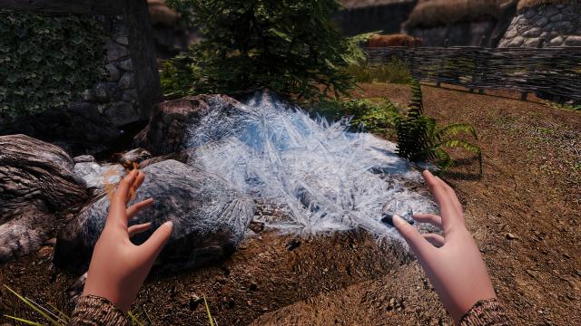 Longer Fire and Ice Effects - Тривалі ефекти від вогню та морозу для Skyrim SE-AE