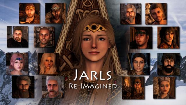 Jarls Re-Imagined SE - Реплейсер Усіх Ярлів для Skyrim SE-AE