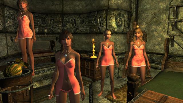 Ночнушки Скайриму / Naughty Nightie для Skyrim SE-AE