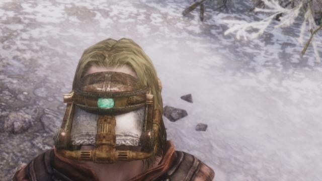 Анімовані дверські головні убори / Animated Dwarven head gear для Skyrim SE-AE