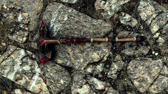 Blood Glass Weapons - - for Skyrim SE-AE