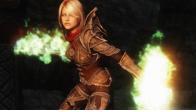 Demon Hunter Armor by Jojjo - for Skyrim SE-AE