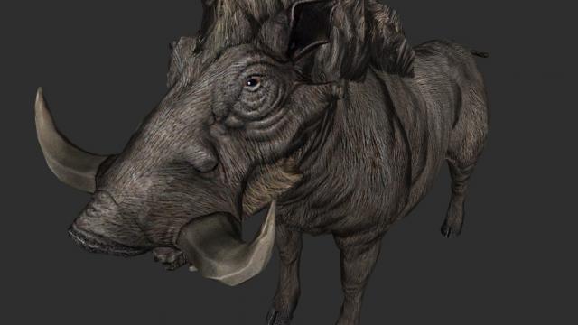 4к щетиноспіні / 4K Warthog для Skyrim SE-AE