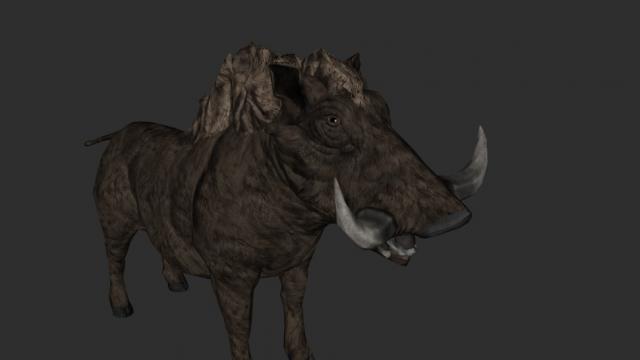 4к щетиноспіні / 4K Warthog для Skyrim SE-AE