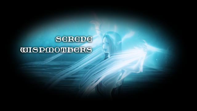 4к мать-дымок + Бледная Леди / Serene Wispmothers 4K для Skyrim SE-AE