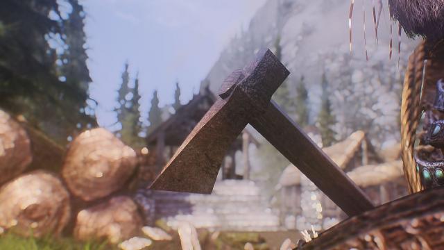 Сокира Ранка / Ranka Axe для Skyrim SE-AE