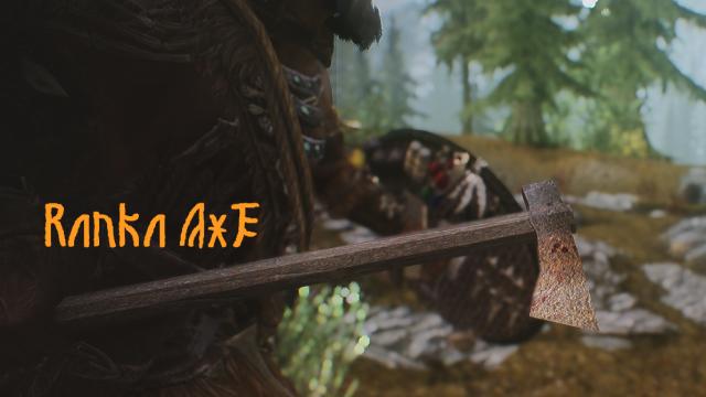 Сокира Ранка / Ranka Axe для Skyrim SE-AE