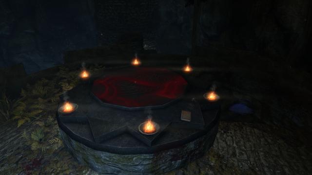 Переробка вівтаря Потеми / Wolfskull Altar Redone для Skyrim SE-AE