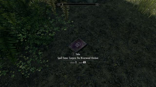 Мстительный Ривервудский цыпленок / Conjure the Vengeful Spirit of The Riverwood Chicken для Skyrim SE-AE