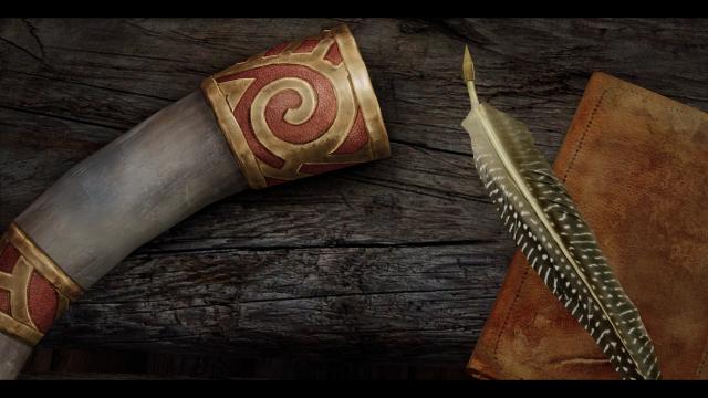 HD Нордські бойові роги / Rally's Nord War Horns для Skyrim SE-AE