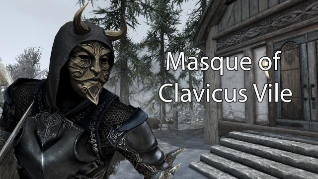 Красива маска Клавікуса / Masque of Clavicus Vile для Skyrim SE-AE