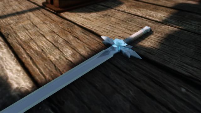 The Blue Rose Sword - Меч «Блакитна Троянда» для Skyrim SE-AE
