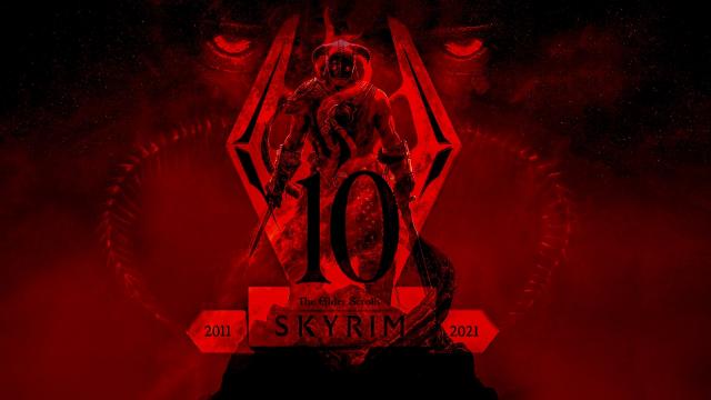 Anniversary Main Menu for Skyrim SE-AE