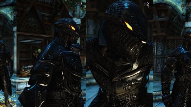 Броня серебряного дракона / Silver Dragon Armor для Skyrim SE-AE