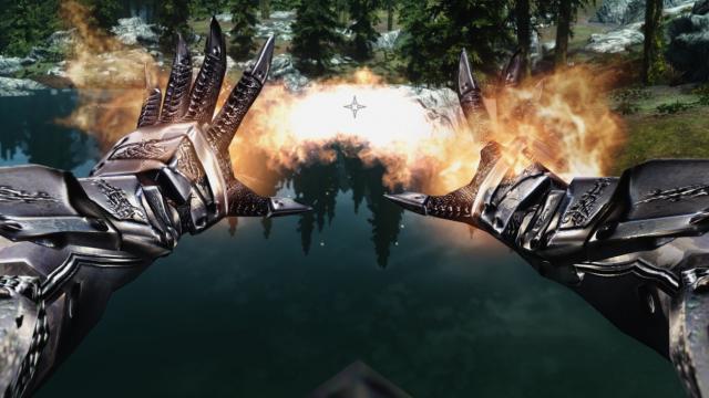 Броня серебряного дракона / Silver Dragon Armor для Skyrim SE-AE