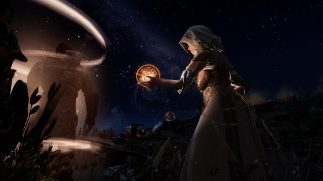 Новые анимации каста заклинаний / Smooth Magic Casting Animation для Skyrim SE-AE