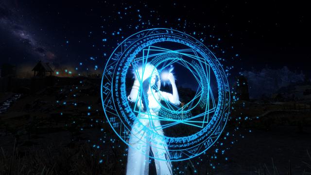 Новые анимации каста заклинаний / Smooth Magic Casting Animation для Skyrim SE-AE
