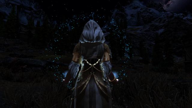 Новые анимации каста заклинаний / Smooth Magic Casting Animation для Skyrim SE-AE