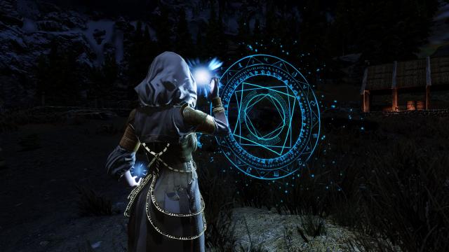 Новые анимации каста заклинаний / Smooth Magic Casting Animation для Skyrim SE-AE