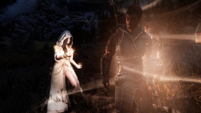 Новые анимации каста заклинаний / Smooth Magic Casting Animation для Skyrim SE-AE