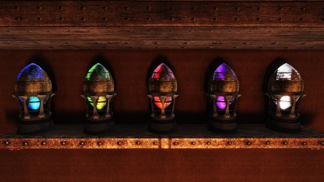 Красива переробка Парагонів / Iconic's Remastered Paragon Gems Retexture для Skyrim SE-AE