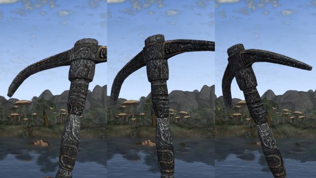 Weightless Pickaxes and Axes - Сокири та кирки нічого не важать для Skyrim SE-AE