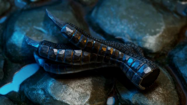 JS Dragon Claws AE (Anniversary Edition) для Skyrim SE-AE