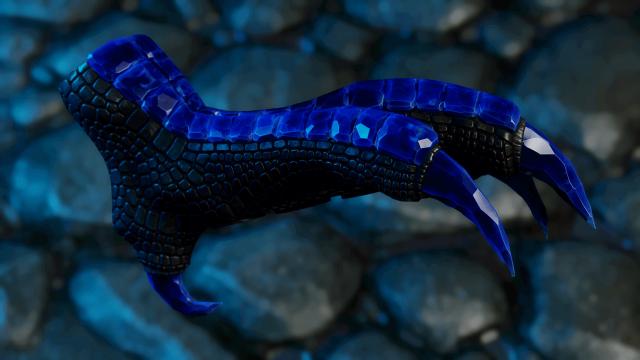 JS Dragon Claws AE (Anniversary Edition) для Skyrim SE-AE