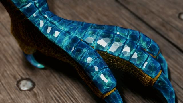 JS Dragon Claws AE (Anniversary Edition) для Skyrim SE-AE