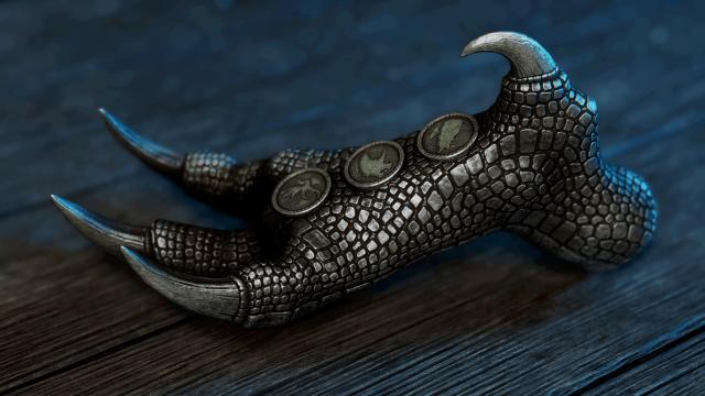 JS Dragon Claws AE (Anniversary Edition) для Skyrim SE-AE