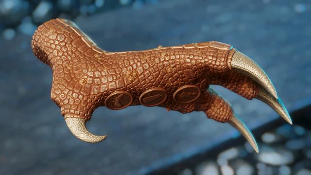 JS Dragon Claws AE (Anniversary Edition) для Skyrim SE-AE