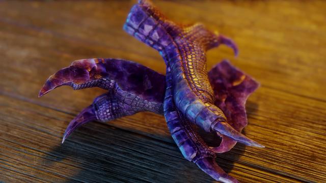 JS Dragon Claws AE (Anniversary Edition) для Skyrim SE-AE