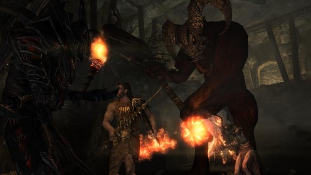 Демон-телец / Taurus Demon- Mihail Monsters and Animals для Skyrim SE-AE