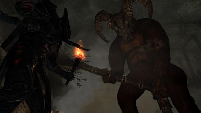 Демон-телец / Taurus Demon- Mihail Monsters and Animals для Skyrim SE-AE