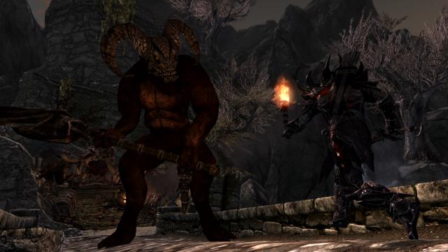 Демон-телец / Taurus Demon- Mihail Monsters and Animals для Skyrim SE-AE