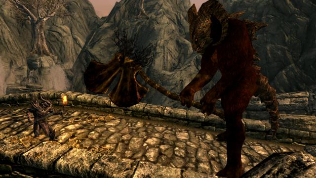 Демон-телец / Taurus Demon- Mihail Monsters and Animals для Skyrim SE-AE