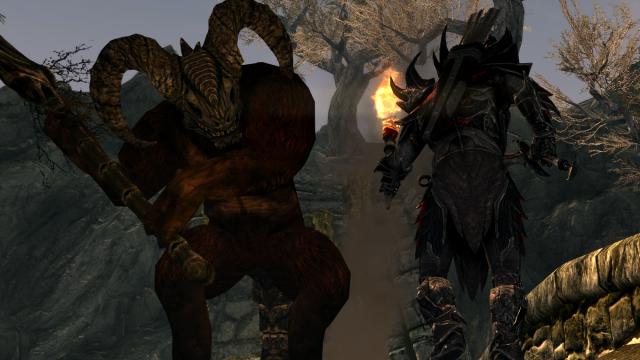 Демон-телец / Taurus Demon- Mihail Monsters and Animals для Skyrim SE-AE
