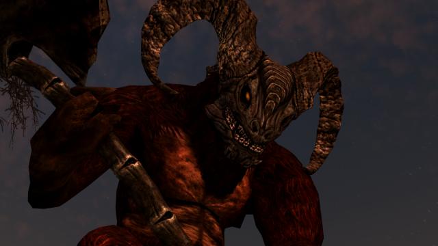 Демон-телец / Taurus Demon- Mihail Monsters and Animals для Skyrim SE-AE