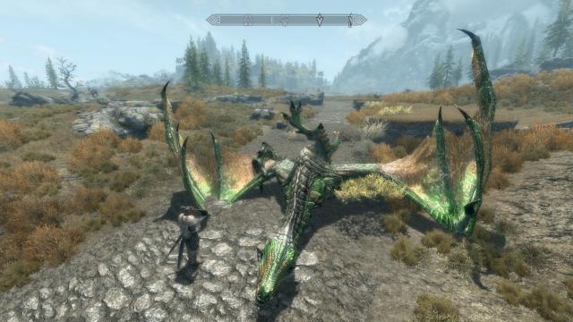 Дракони не перетворюються на кістки / Dragon Remains SSE для Skyrim SE-AE