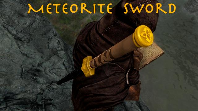 Meteorite Sword - Метеоритний Клинок для Skyrim SE-AE