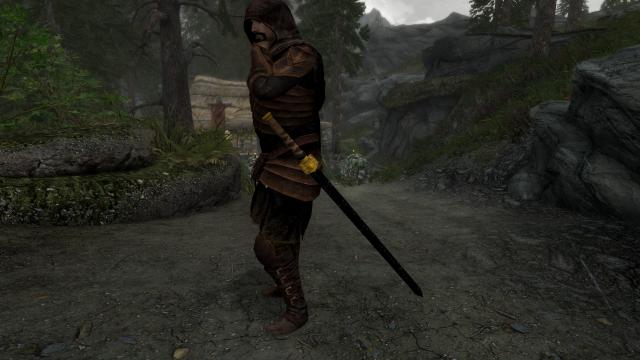 Meteorite Sword - Метеоритний Клинок для Skyrim SE-AE