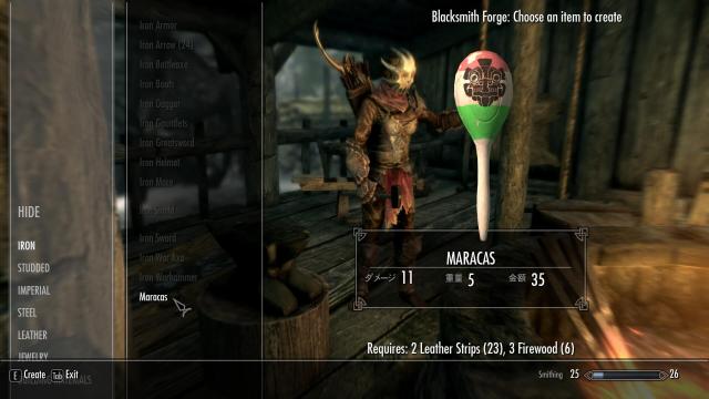 MaracasMod for Skyrim SE-AE