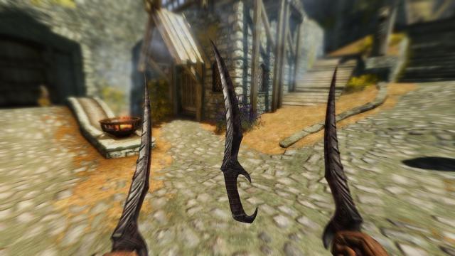 Ще один ретекстур Клинка Горя / Yet Another Blade of Woe Retexture для Skyrim SE-AE