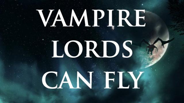 Літаємо у формі лорда-вампіра / Vampire Lords Can Fly (With Collision) для Skyrim SE-AE