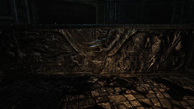 16к-8к-4к Стіна Алдуїна / Iconic's Alduin's Wall Retexture (16K-8K-4K) для Skyrim SE-AE