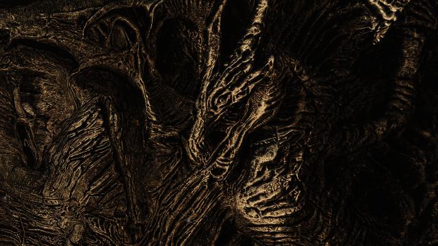 16к-8к-4к Стіна Алдуїна / Iconic's Alduin's Wall Retexture (16K-8K-4K) для Skyrim SE-AE